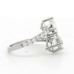 Teenring Platina - 3.55ct. tw. Diamant (Lab-grown) - Diamant