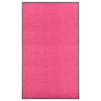 vidaXL Deurmat wasbaar 90x150 cm roze, Verzenden, Nieuw