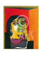 Kunstdruk Pablo Picasso - Dora Maar 60x80cm, Huis en Inrichting, Woonaccessoires | Schilderijen, Tekeningen en Foto's, Verzenden