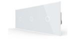 Livolo Touch Dimmer Wisselschakelaar | Wit | 1+1+1 | Glas, Doe-het-zelf en Verbouw, Elektra en Kabels, Ophalen of Verzenden, Nieuw