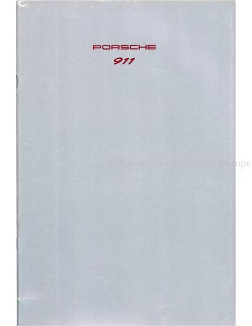 1992 PORSCHE 911 BROCHURE DUITS, Boeken, Auto's | Folders en Tijdschriften, Porsche