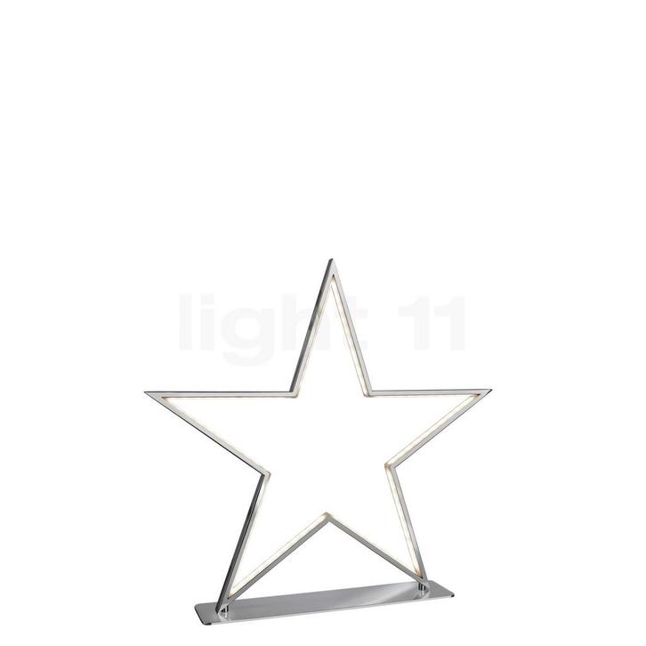 Sompex Lucy Tafellamp LED, chroom - 33 cm , uitloopartikelen, Huis en Inrichting, Lampen | Tafellampen, Nieuw, Verzenden