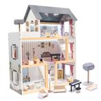 Zeer luxe grote houten poppenhuis/ speelhuis met meubels met, Kinderen en Baby's, Speelgoed | Poppenhuizen, Nieuw, Ophalen of Verzenden