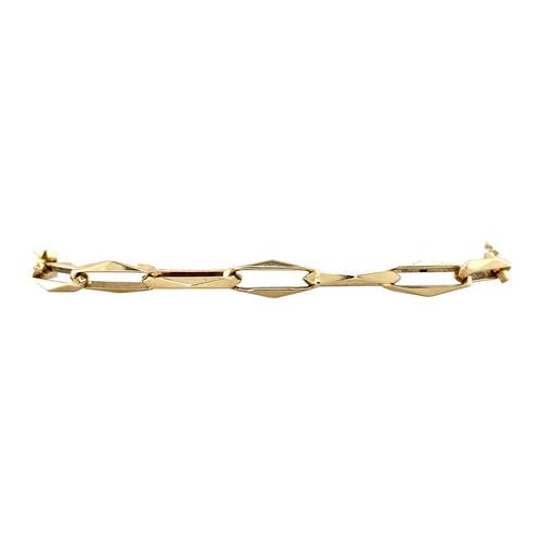 Gouden vintage closed for ever armband 14 krt, Sieraden, Tassen en Uiterlijk, Armbanden, Nieuw, Ophalen of Verzenden