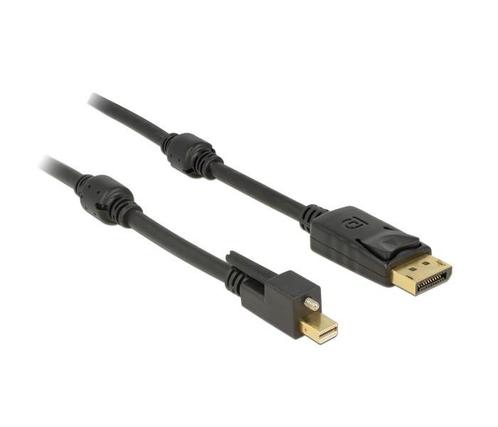 Mini DisplayPort (met schroef) - DisplayPort kabel, Audio, Tv en Foto, Audiokabels en Televisiekabels, Ophalen of Verzenden