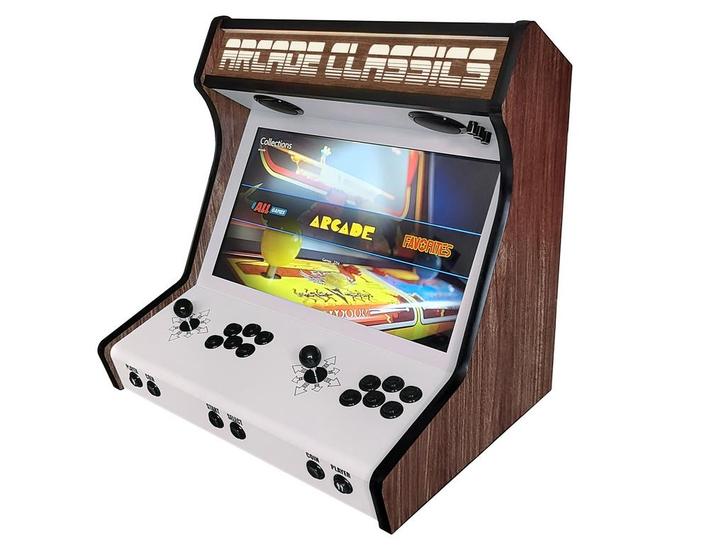 24 Premium Arcade Classics Hout Look WBE Arcade Bartop...., Spelcomputers en Games, Spelcomputers | Overige