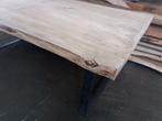 eiken boomstam tafel boom tafels gratis bezorgd, Huis en Inrichting, Metaal, Nieuw, 50 tot 100 cm, 150 tot 200 cm