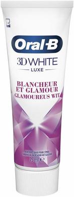 ORAL-B 3D WHITE LUXE GLAMOUREUS WIT TANDPASTA TUBE 75 ML, Verzenden, Nieuw