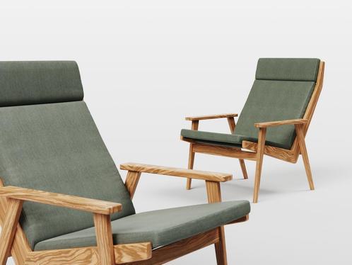 Fauteuil 1611 | Rob Parry Original | Sixty Fruits, Huis en Inrichting, Fauteuils, 50 tot 75 cm, 75 tot 100 cm, Nieuw, Hout, Stof