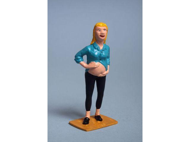 ZinnBlei Gartenbahnfiguren 2011006 Schwangere Frau (1:22,5), Hobby en Vrije tijd, Modelbouw | Figuren en Diorama's, Nieuw, Ophalen of Verzenden