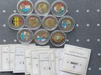 Europa. 2 Euro 2004/2008 (10 moedas coloridas, com, Postzegels en Munten, Munten | Europa | Euromunten