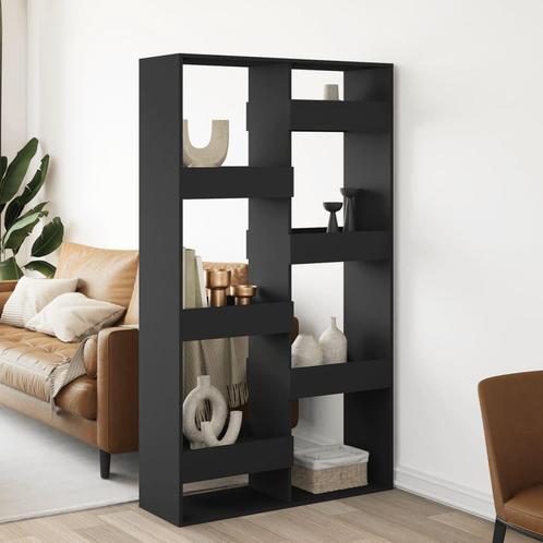 vidaXL Kamerscherm 100x33x175 cm bewerkt hout zwart, Huis en Inrichting, Kasten | Boekenkasten, Nieuw, Overige houtsoorten, Verzenden