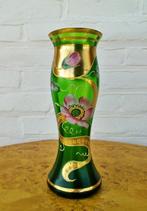 Art Nouveau vaas - Vergulde reliëfdecoratie van slingers en