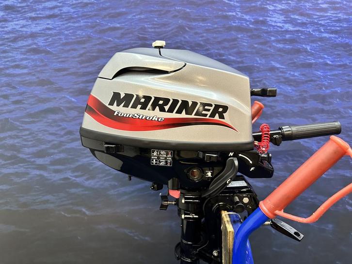 Mariner Mercury 3.5 pk, Watersport en Boten, Buiten- en Binnenboordmotoren, Buitenboordmotor, Minder dan 5 pk, Viertaktmotor, Benzine
