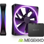 NZXT F140 RGB DUO - 140mm RGB Fan - Twin - Black, Computers en Software, Computerkoelers, Verzenden, Nieuw