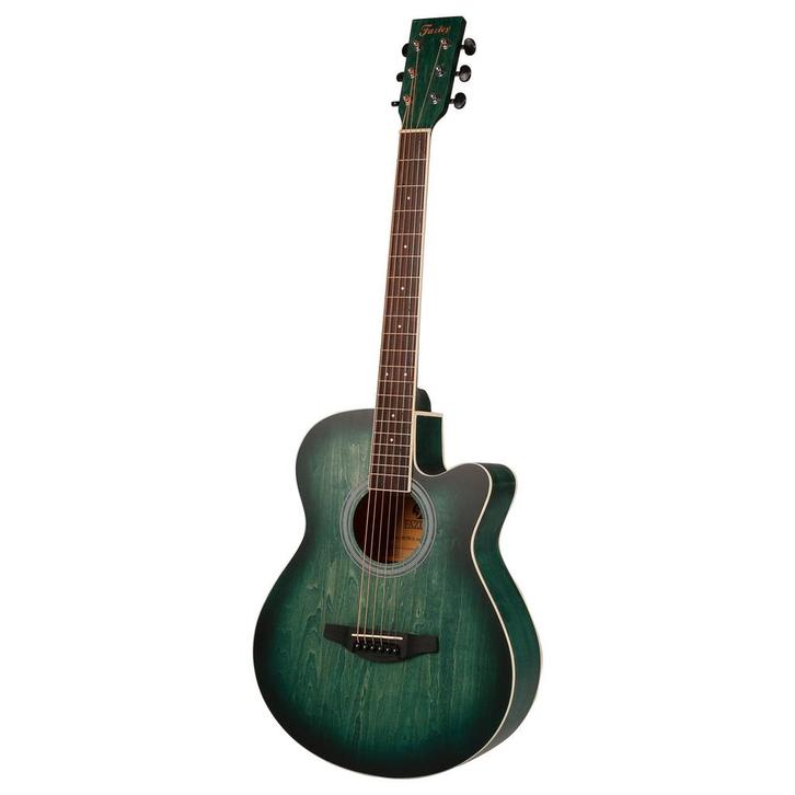 Fazley W55-COL-G ColourTune western gitaar groen, Muziek en Instrumenten, Snaarinstrumenten | Gitaren | Akoestisch, Verzenden