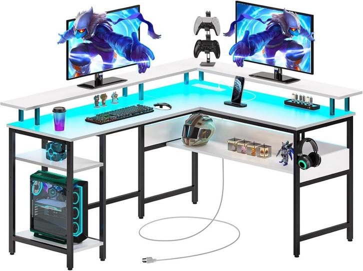 Hoekbureau - Bureau - Computertafel - 145x145 cm - L-vormig, Huis en Inrichting, Bureaus, Zo goed als nieuw, Verzenden