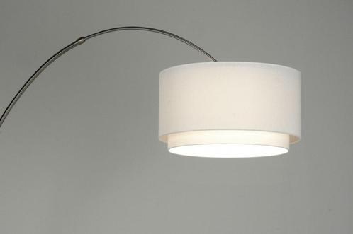 Rietveld Vloerlampen - Wit - Staal, Stof, Huis en Inrichting, Lampen | Vloerlampen, Verzenden