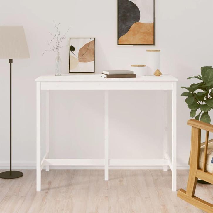 Stevige Bartafel Grenenhout | OP = OP | 140x80x110, Huis en Inrichting, Tafels | Statafels, Nieuw, Ophalen of Verzenden
