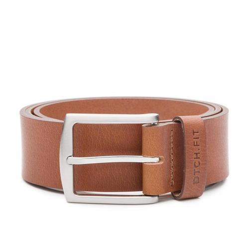 DTCH.FIT Leren heren jeans riem Levi - cognac - Maat: 85 cm, Kleding | Heren, Riemen en Ceinturen, Minder dan 95 cm, Echt leder