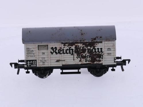Schaal H0 Fleischmann 1211 gesloten goederen wagon van de..., Hobby en Vrije tijd, Modeltreinen | H0, Gelijkstroom, Analoog, Gebruikt