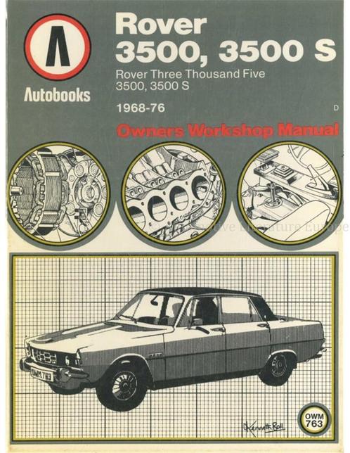 1968 - 1976 ROVER 3500 | 3500 S, VRAAGBAAK ENGELS (OWNERS, Auto diversen, Handleidingen en Instructieboekjes