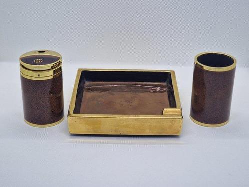 Gucci - Bureauset (3) - Keramiek, Messing, Huis en Inrichting, Overige Huis en Inrichting
