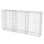 vidaXL Gabion mand 200x30x100 cm gegalvaniseerd staal, Verzenden, Nieuw, IJzer, 1 tot 2 meter