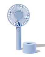 HEMA Handventilator Ø10cm mat blauw, Verzenden, Nieuw