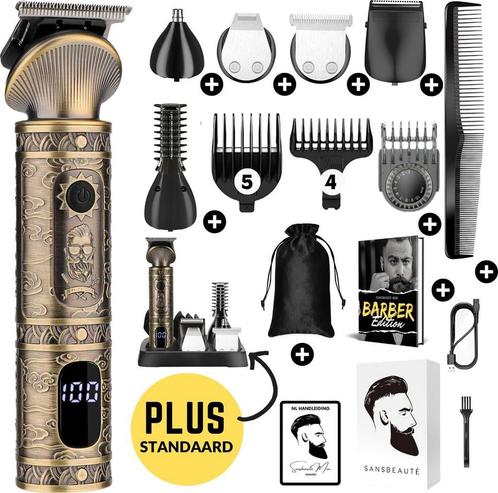 7-in-1 Baardtrimmer Mannen + Standaard - Trimmer voor Baard, Sieraden, Tassen en Uiterlijk, Uiterlijk | Gezichtsverzorging, Zo goed als nieuw