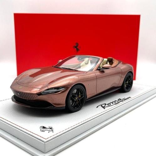 BBR 1:18 - Modelauto - Ferrari Roma Spider - Metaalachtig, Hobby en Vrije tijd, Modelauto's | 1:5 tot 1:12