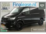 Volkswagen Transporter 2.0 TDI L1H1 BPM VRIJ Airco €565pm, Auto's, Volkswagen, Zwart, Nieuw, Lease