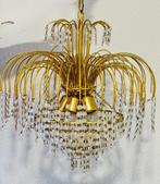 Plafondlamp - Kristal, Messing - Cascada, Huis en Inrichting, Nieuw