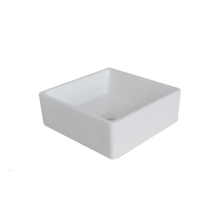 Sani Royal Keramische Waskom Quatra 38x38x13 cm, Doe-het-zelf en Verbouw, Sanitair