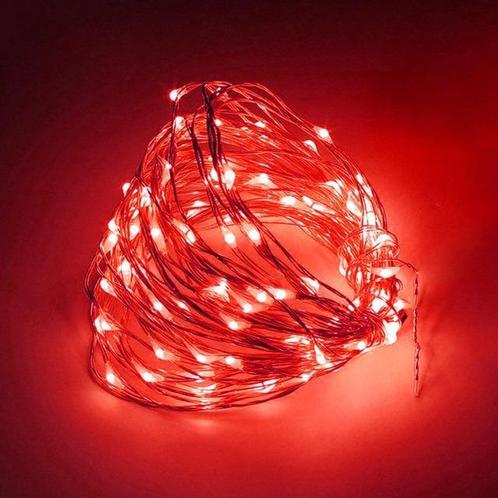 10 meter - Rood - LED verlichting - 12 volt - ultra dun, Diversen, Kerst, Nieuw, Ophalen of Verzenden