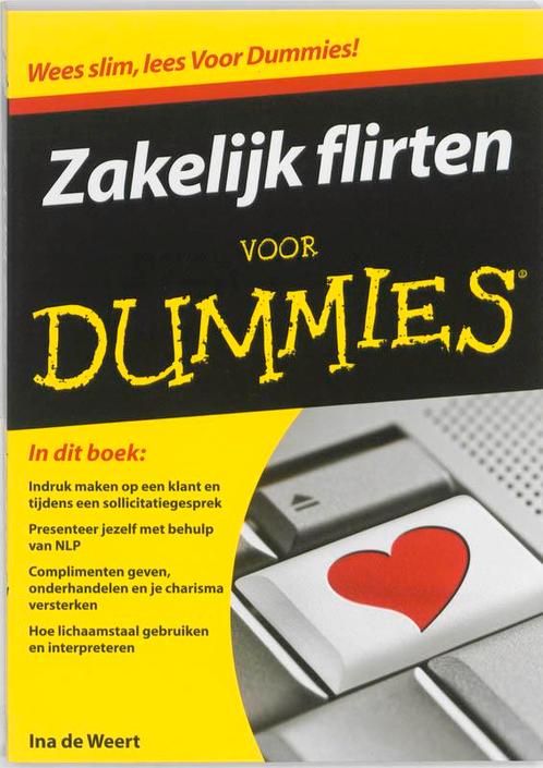 Zakelijk Flirten Voor Dummies 9789043021951 Ina de Weert, Boeken, Wetenschap, Gelezen, Verzenden