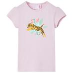 vidaXL Kindershirt 128 lila, Verzenden, Nieuw