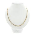 Gouden jasseron schakelketting, Ophalen of Verzenden, Gebruikt, Overige kleuren, Goud
