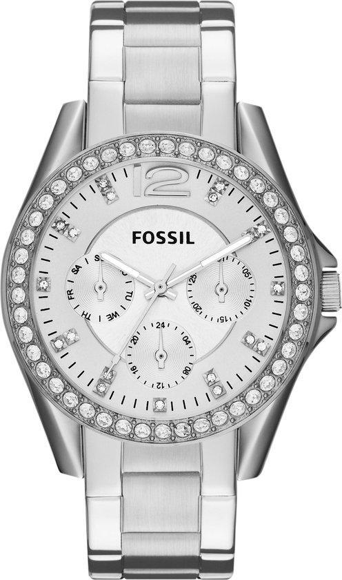 Fossil Zilverkleurig Vrouwen Horloge - 38 mm, Sieraden, Tassen en Uiterlijk, Horloges | Dames, Verzenden