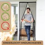 Vliegengordijn - Deurhor - Deurgordijn - 200x90 cm - Zwart -, Doe-het-zelf en Verbouw, Deuren en Horren, Verzenden, Zo goed als nieuw