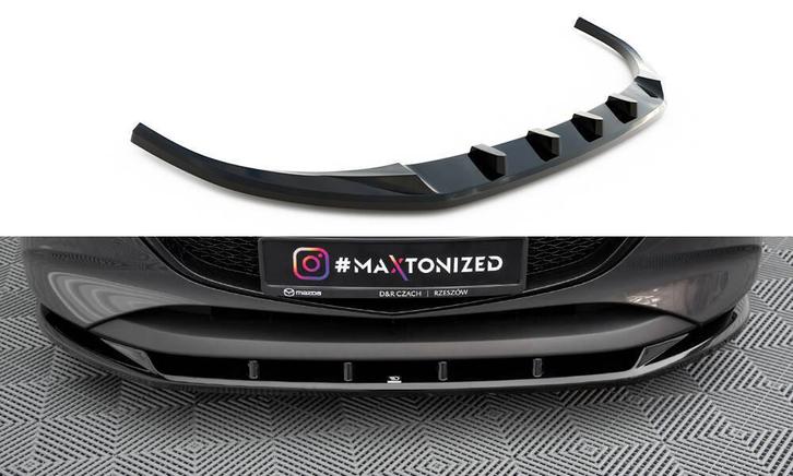 Voorspoiler V.1 Mazda 3 Mk4 Maxton Glans Zwart, Auto-onderdelen, Carrosserie en Plaatwerk, Ophalen of Verzenden