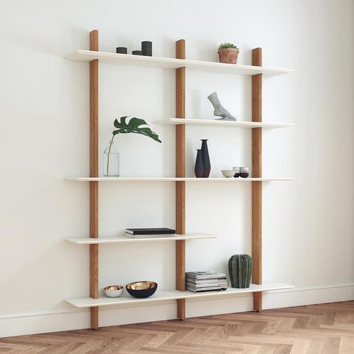 *WOONWINKEL* Tenzo Bridge Open Wandkast 190x162 Cm Eiken, Huis en Inrichting, Kasten | Boekenkasten, Nieuw, Verzenden
