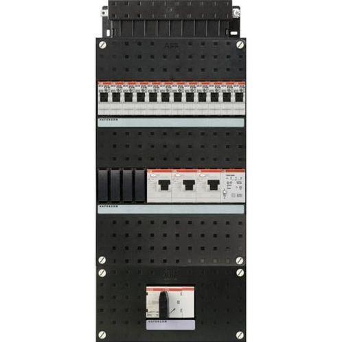 ABB groepenkast 3-fase, 12 groepen, 3 Aardlekschakelaars, Doe-het-zelf en Verbouw, Elektra en Kabels, Nieuw, Ophalen of Verzenden