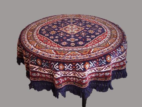 Ronde smyrna tafelkleden - 150 cm - rond pluche tafelkleed, Huis en Inrichting, Tafelkleden, Binnen, Rond, Nieuw, Ophalen of Verzenden