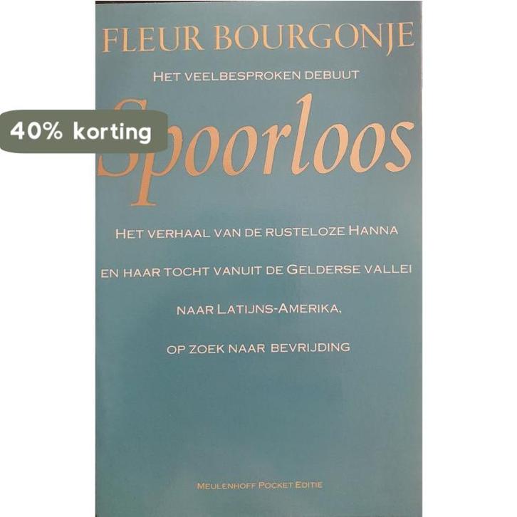 SPOORLOOS 9789029026567 Fleur Bourgonje, Boeken, Romans, Gelezen, Verzenden