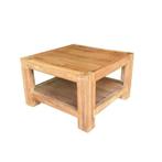 Kleine vierkante salontafel van acaciahout | tafeltje,