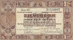 Bankbiljet 1 gulden 1938 Zilverbon Prachtig, Verzenden