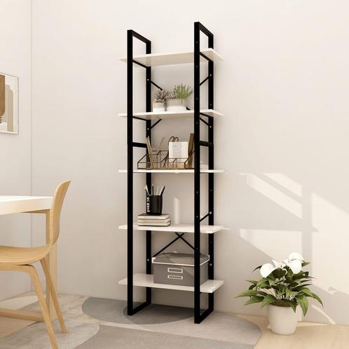 vidaXL Boekenkast met 5 schappen 60x30x175 cm massief, Huis en Inrichting, Kasten | Boekenkasten, 25 tot 50 cm, Nieuw, Grenenhout