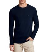 -12% Tommy Hilfiger  Tommy Hilfiger Wollen pullover met logo, Kleding | Heren, Truien en Vesten, Verzenden, Nieuw, Blauw