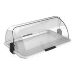 Rolltop Vitrine | Kunststof | 1 Etage | 470x320x210(h)mm, Verzenden, Nieuw in verpakking